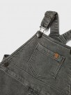 Lulia loose denim overall, medium grey denim,  Lil Atelier  thumbnail