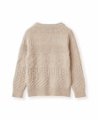 Nova knit pattern pullover, sandshell, Fliink thumbnail