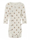 Nalu slim wrap body wool, turtledove/teddy, Lil Atelier thumbnail