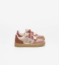 Veja small v-10 leather kid, babe platine thumbnail