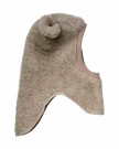 Balaclava teddy wool, camel melange, Huttelihut thumbnail