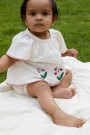 Seersucker baby set, dusty rose/cream, Copenhagen colors thumbnail