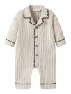 Sage loose night suit, turtledove/mulled basil, Lil Atelier  thumbnail