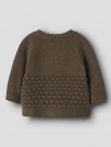 Nobir knit cardigan baby, teak, Lil Atelier thumbnail