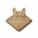Augusta hooded towel, rabbit, oat, Liewood thumbnail