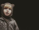 Balaclava bear wool knit, morel, Huttelihut thumbnail