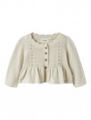 Ramla short knit cardigan baby, turtledove, Lil Atelier thumbnail