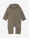 Pram suit wool fleece, savannah melange, Huttelihut thumbnail