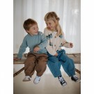 Cool flower cardigan, sandshell, Fliink thumbnail