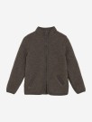 Jacket wool fleece, brown melange, Lil Atelier thumbnail