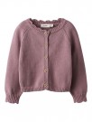 Ramla short knit cardigan, nostalgia rose, Lil Atelier thumbnail