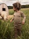 Nilo wo/mo slim leggings, sepia tint melange, Lil Atelier thumbnail
