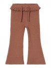 Thora slim bootcut legging, carob brown, Lil Atelier thumbnail