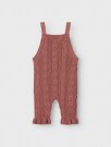 Kajsa knit overall, withered rose, Lil Atelier thumbnail