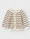 Emlen knit cardigan, stripe/birch, Lil Atelier thumbnail