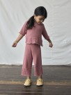 Lola knit ancle pant, withered rose, Lil Atelier thumbnail