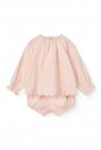 Blouse & bloomers set, dusty rose comb, Copenhagen colors thumbnail