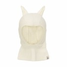 Balaclava ears wool knit, antique white, Huttelihut thumbnail