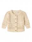 Lale knit baby, bleached sand, Lil Atelier thumbnail