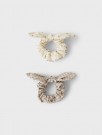 Lalu 2-pack hair elastics, turtledove/etherea, Lil Atelier thumbnail