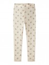 Nalu wo/mo slim leggings, turtledove/flower, Lil Atelier thumbnail