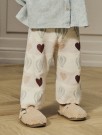 Lamai wide knit pant, pastel parchment, Lil Atelier thumbnail