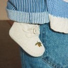 Veja baby suede Konges sløjd, lemon thumbnail