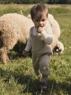 Nalio wool knit overall, safari melange, Lil Atelier thumbnail