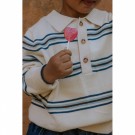 Benny polo, sandshell/stripe, Fliink  thumbnail