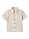 Tarou loose shirt, bleached sand, Lil Atelier thumbnail