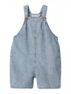 Funda short denim overall, medium blue, Lil Atelier thumbnail