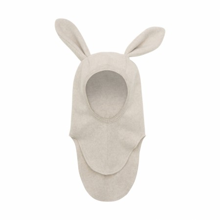 Balaclava cotton fleece, camel/rabbit, Lil Atelier