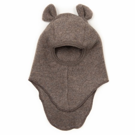 Teddy elefanthut, marmor brown, woolfleece, Huttelihut