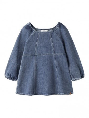 Obello denim dress, dark blue denim, Lil Atelier