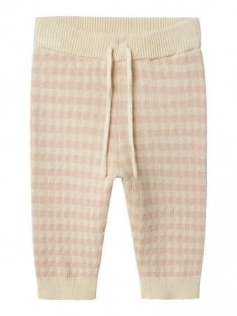Nadie knit pant baby, cameo rose, Lil Atelier