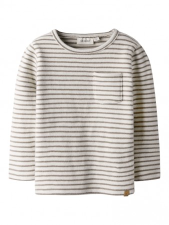 Thoro slim top, turtledove/sepia tint, Lil Atelier