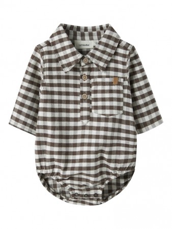 Noki body shirt, teak, Lil Atelier