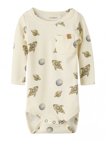 Layo geo slim body, turtledove/space, Lil Atelier