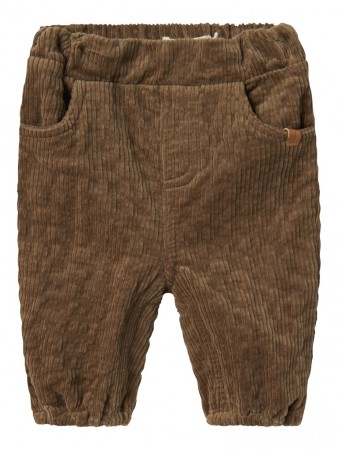 Osmund loose cord pant baby, sepia tint, Lil Atelier