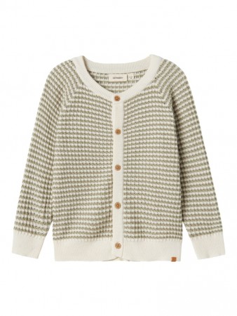 Halma knit cardigan, seagrass, Lil Atelier
