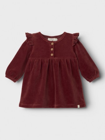 Saga dress baby, spiced apple, Lil Atelier
