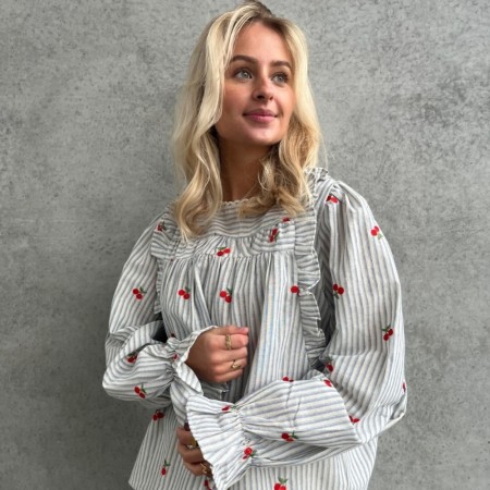 The cherry one blouse, Stories from the atelier by CS