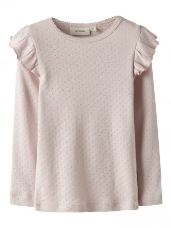 Rachel slim top, peach whip, Lil Atelier