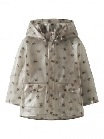 Mamio loose rain jacket, bee, Lil Atelier