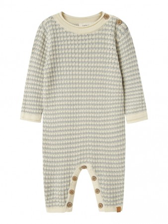 Nelson knit suit, pigeon, Lil Atelier 