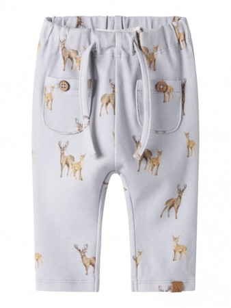 Layo loose pant, gray dawn/deer, Lil Atelier