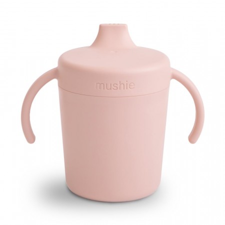 Trainer sippy cup, blush, Mushie