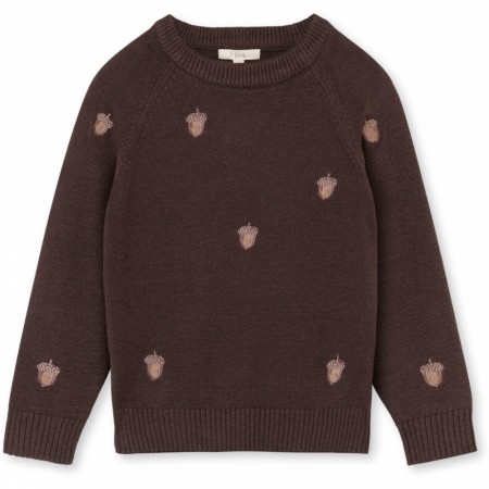 Benna acorn pullover, coffe bean, Lil Atelier