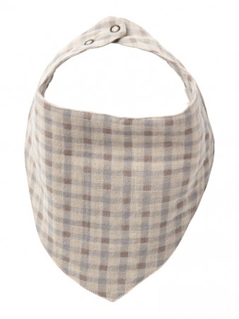 Joey scarf bib, bleached sand, Lil Atelier
