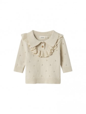 Nakita loose knit baby, turtledove, Lil Atelier
